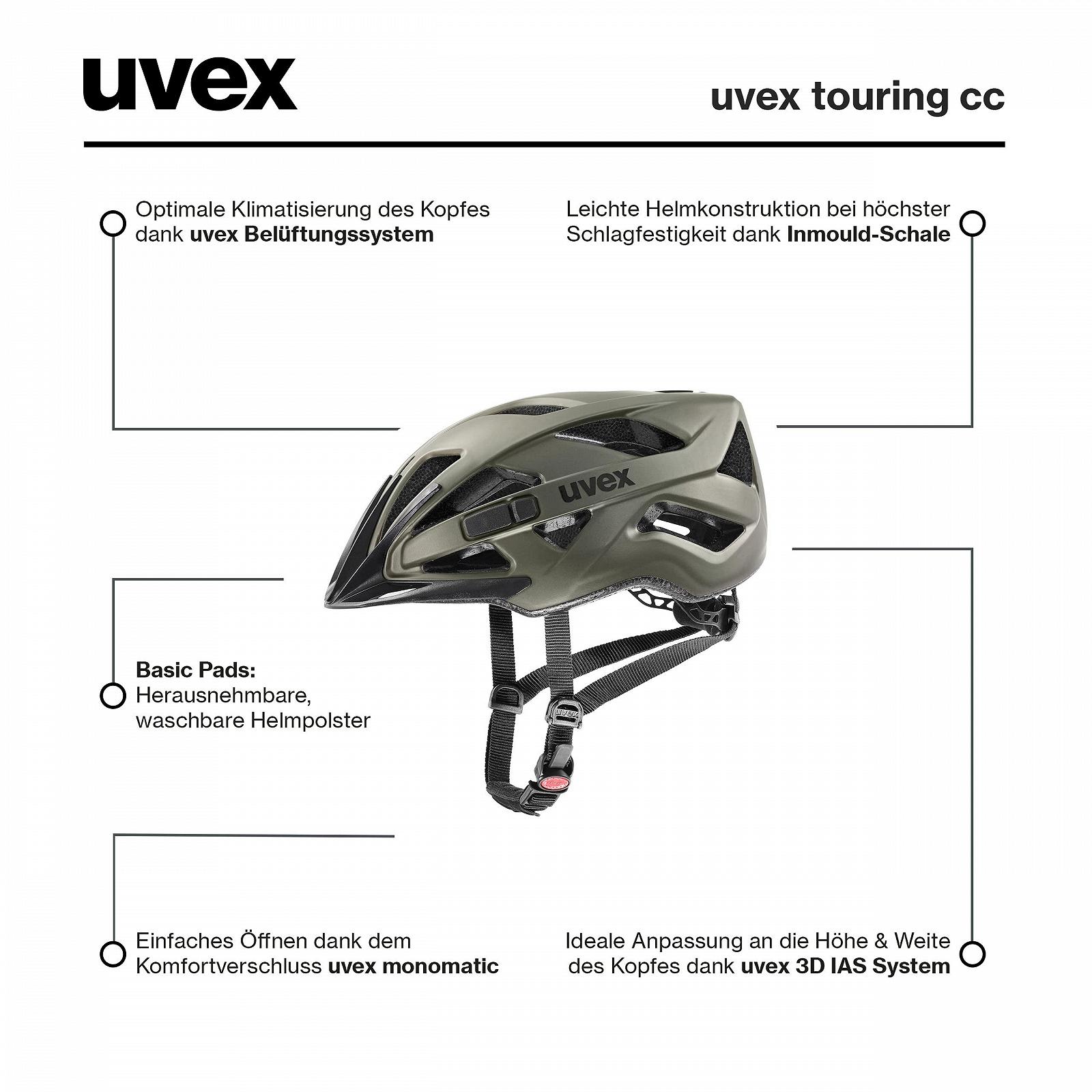 Шлем Uvex Touring CC Универсальный Легкий, фото №6
