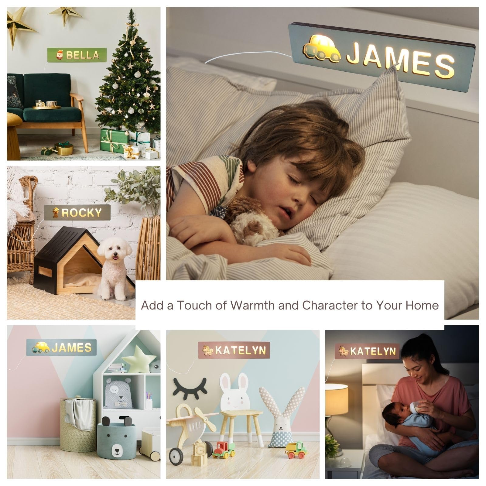 Декоративные светильники uniqicon Baby Personalised Gifts с именем для детской комнаты, подарок для девочки, фото №7 Декоративные светильники uniqicon Baby Personalised Gifts с именем для детской комнаты, подарок для девочки, фото №7