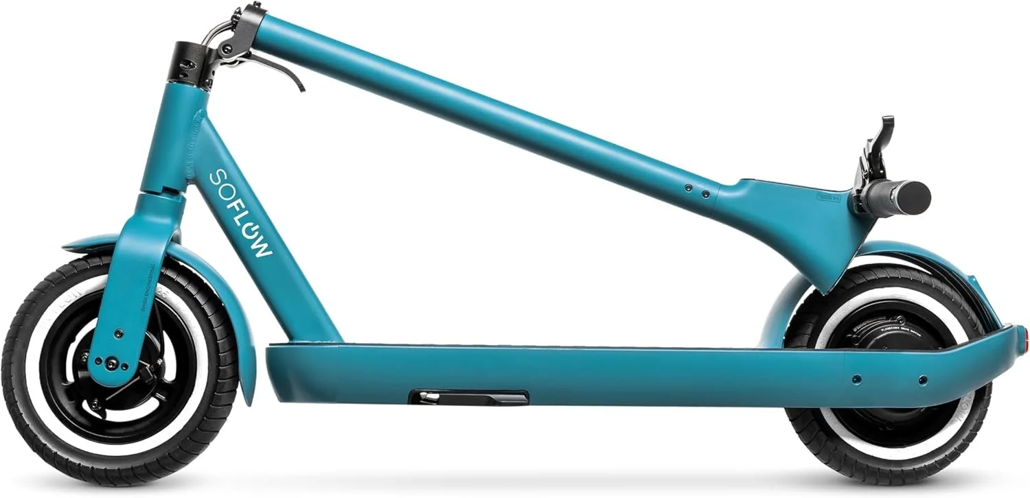 Електросамокат SOFLOW SO ONE PRO / 65 км запас ходу / 500 Вт / 10" колеса / 120 кг навантаження / 25 км/г / Синій (WO vers.), фото №3 Електросамокат SOFLOW SO ONE PRO / 65 км запас ходу / 500 Вт / 10" колеса / 120 кг навантаження / 25 км/г / Синій (WO vers.), фото №3