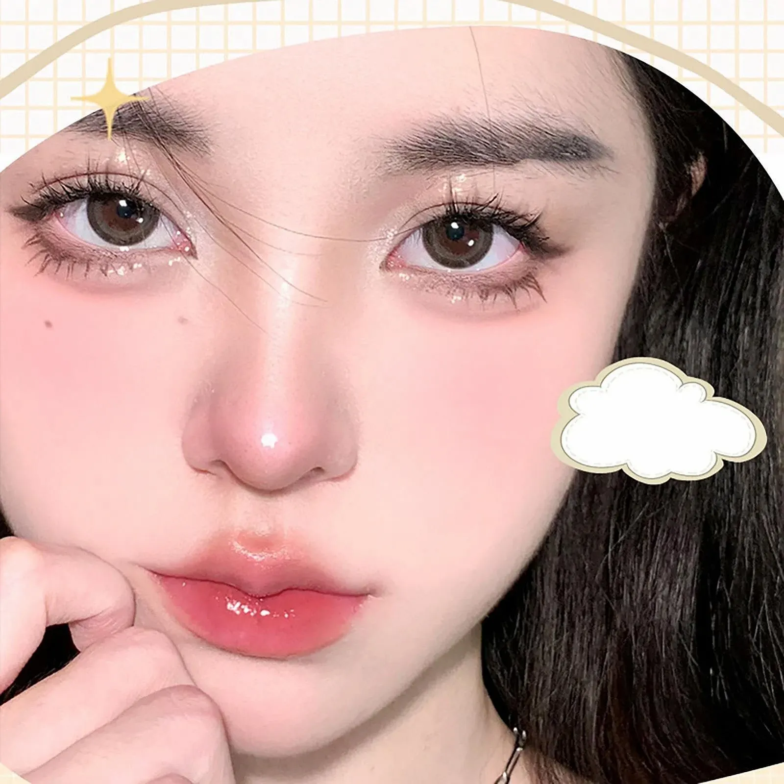 Підводка для очей з двома наконечниками для нижніх вій водостійка, фото №2