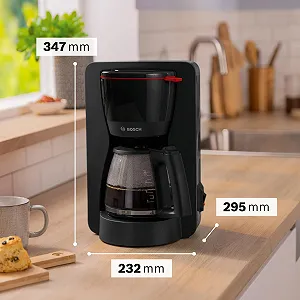 Фильтровальная Кофеварка Bosch MyMoment TKA2M113 1.25 л Черный матовый synthetic.ua - Фото 1