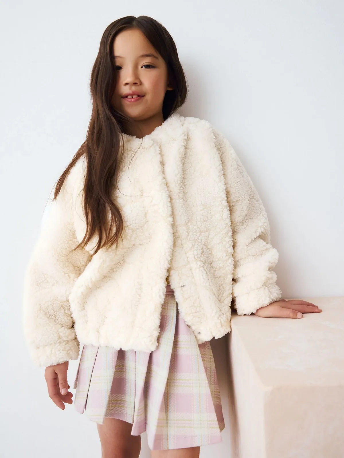 Куртка Borg для девочки Next, Подсолнух, фото №8