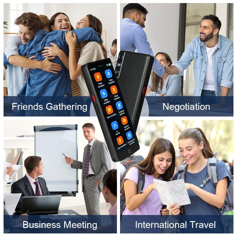 Переводчик OFFCUP A50 Голосовой, 139 языков Двухсторонний с голосовым выводом, фото №7