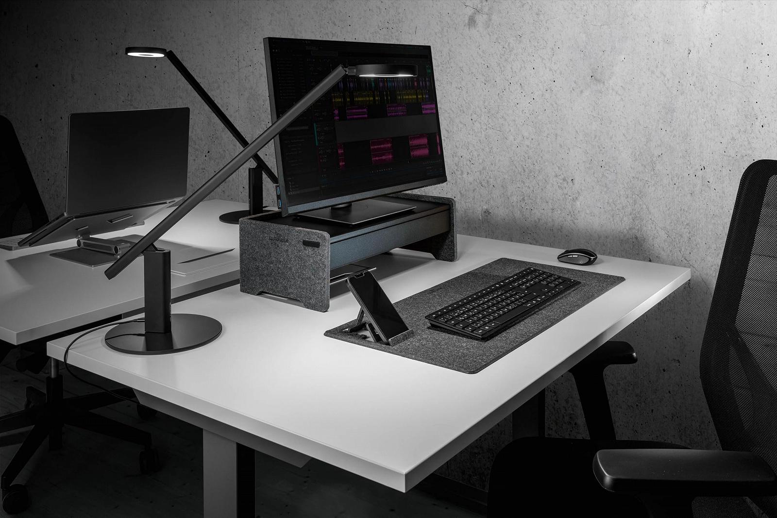 Підставка для монітора/ноутбука Durable Effect 508158 регульована по висоті, кріпиться до столу, антрацит, фото №6