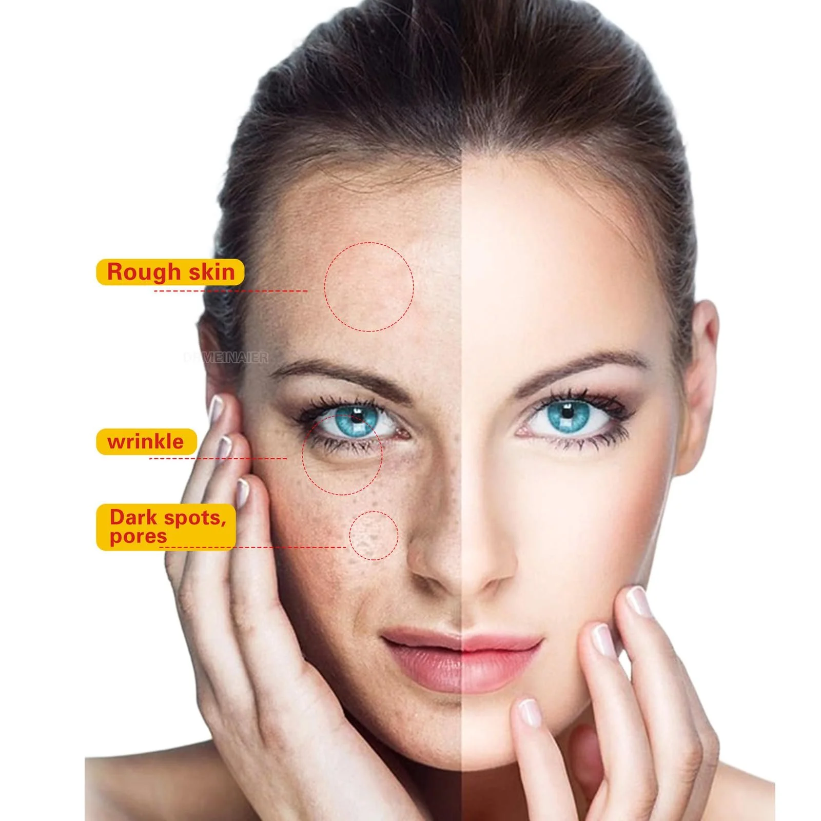 Маска для лица Peel-Off Jelly, маска для лица, Peel-Off, пудра для желеобразной маски для лица, спа-моделирующая маска/глина/грязь или домашняя DIY гелевая маска для ухода за лицом, фото №3