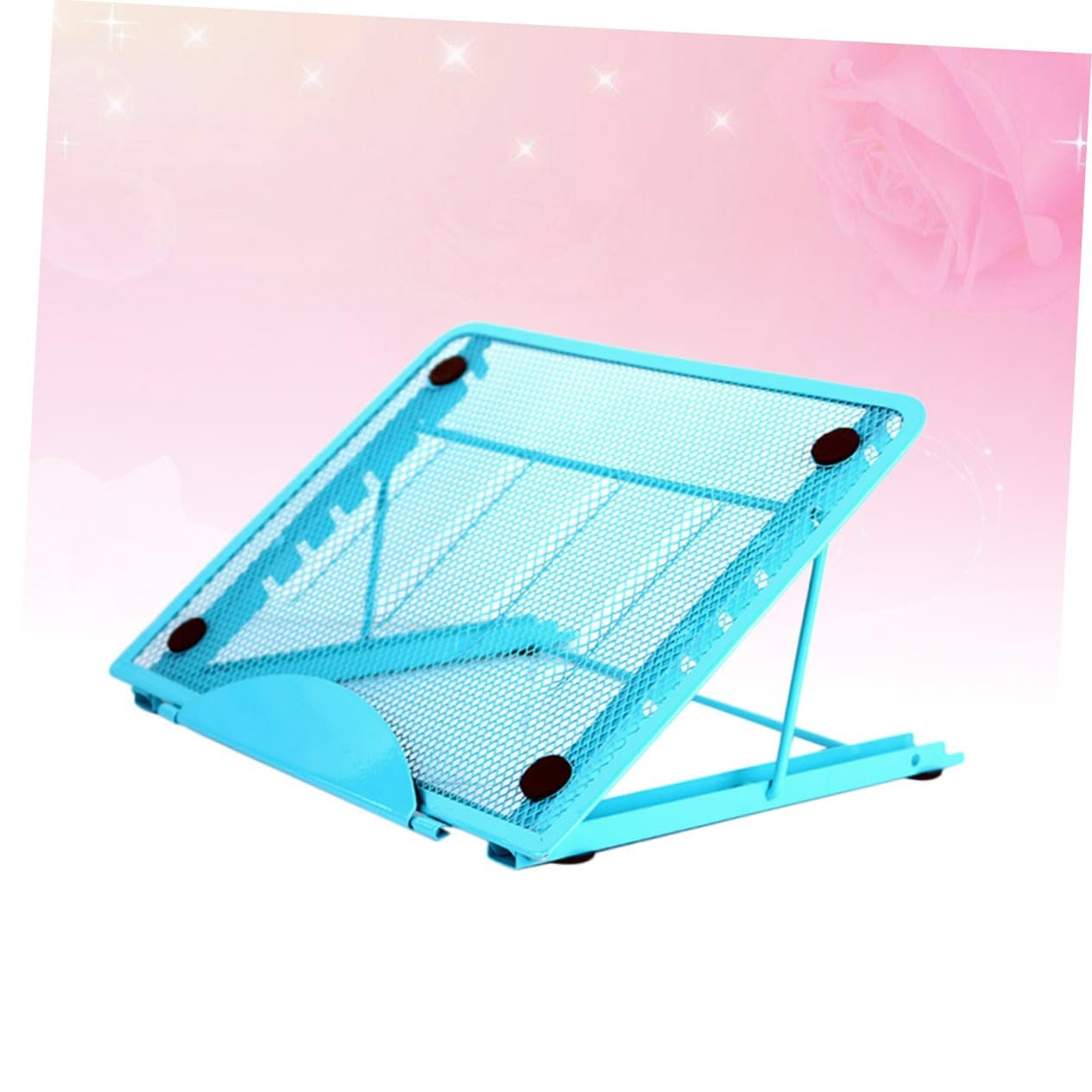 Підставка для ноутбука Регульована Пластик Складана Портативна Охолоджуюча основа Ергономічна Блакитна, фото №4 Підставка для ноутбука Регульована Пластик Складана Портативна Охолоджуюча основа Ергономічна Блакитна, фото №4