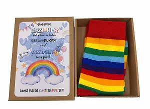 Подарочный набор для учителя Generisch с разноцветными носками - Фото 1