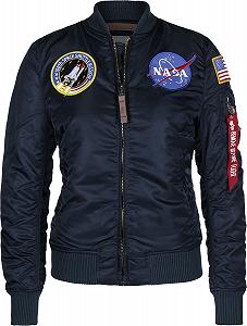 Женская куртка-бомбер ALPHA INDUSTRIES Ma-1 Vf Nasa Wmn - Фото 1