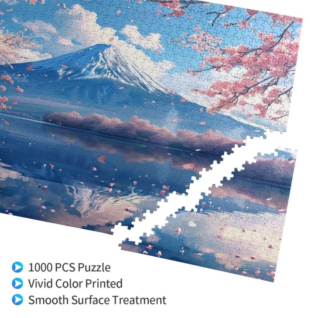 Пазл Model1027 Япония Вулкан Фудзи 2000 элементов 99 x 70 см в подарочной коробке, фото №3