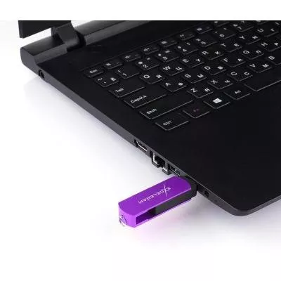USB флеш-накопитель Exceleram 64GB P2 Series Grape/Black USB 3.1 Gen 1 EXP2U3GPB64, фото №3