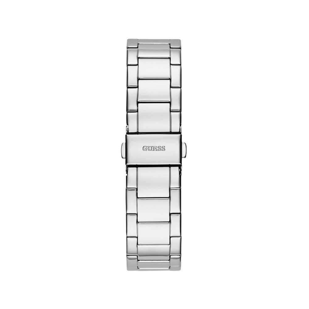 Женские часы Guess Sport Multifunction Glitz с кристаллами 36 мм - Розовый циферблат, корпус и браслет из нержавеющей стали розового золота, фото №3