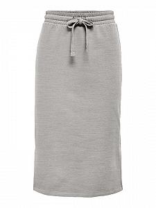 Спідниця ONLWANTED LT CALF SKIRT SWT 15244840-Light Grey Melange ONLY Сірий S - Фото 1