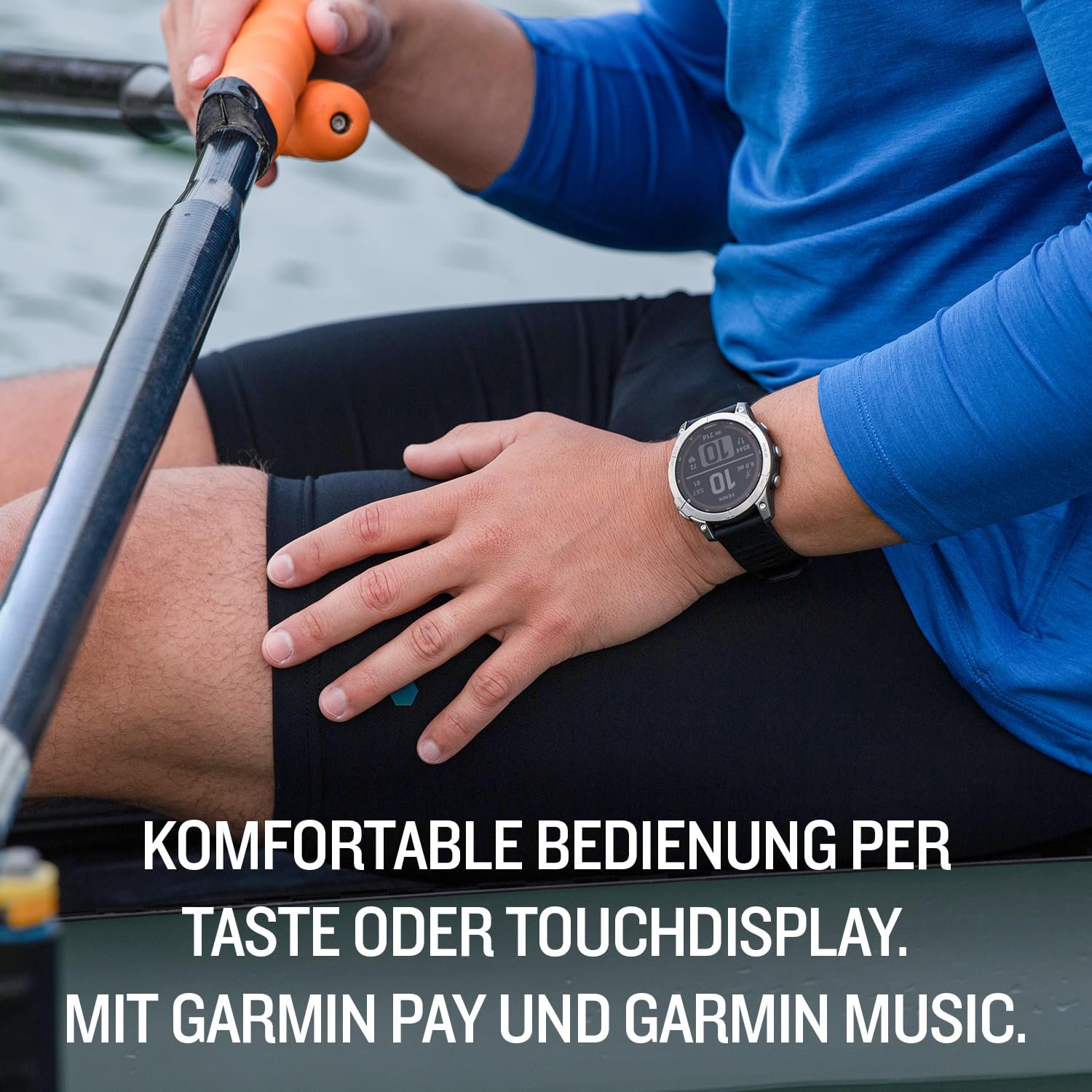Смарт-часы Мультиспорт Garmin Fenix 7S GPS с цветным дисплеем и сенсорным/кнопочным управлением, фото №5
