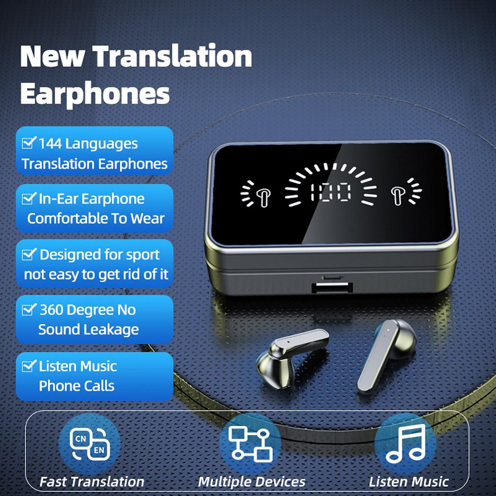 Наушники-переводчики Black, фото №5 Наушники-переводчики Black, фото №5