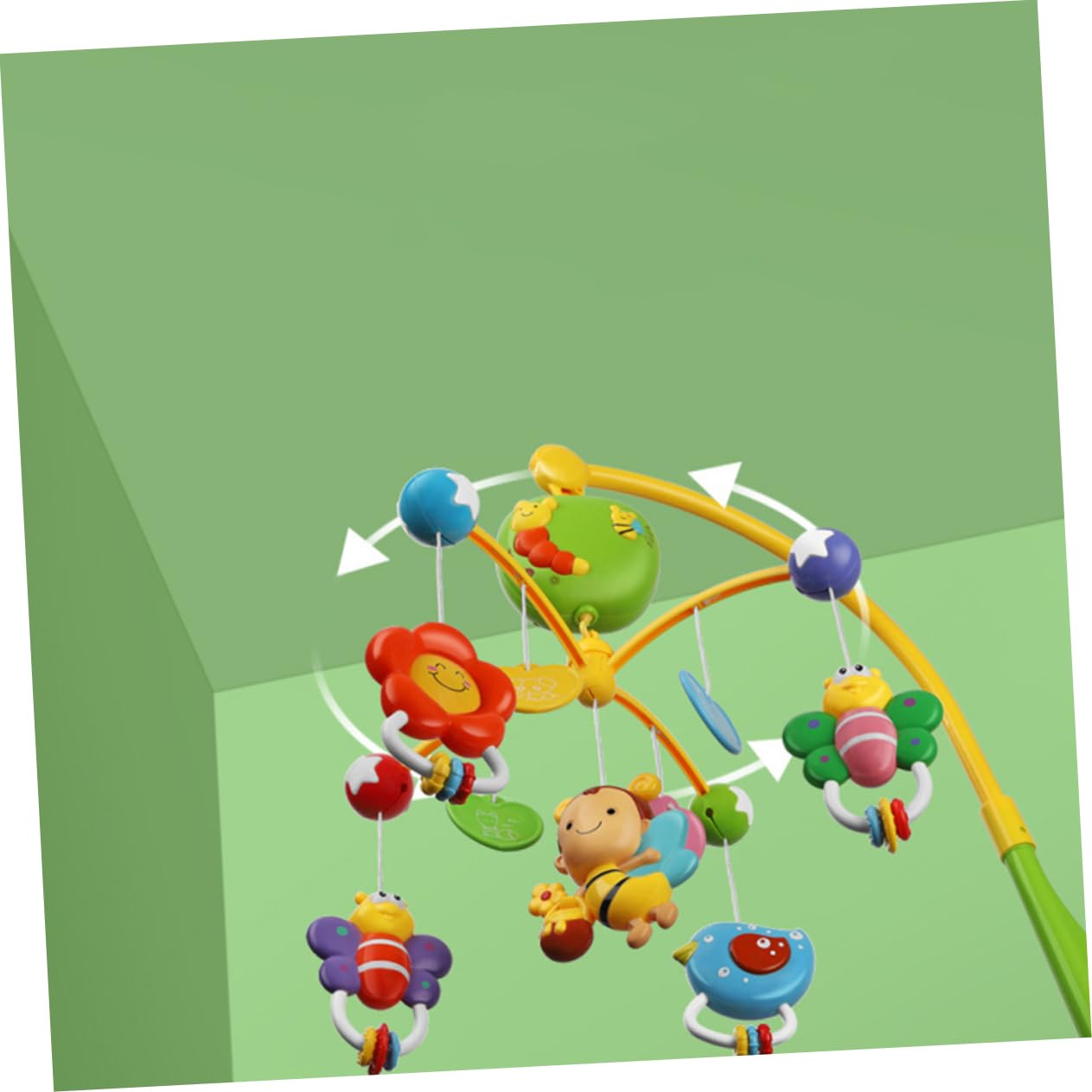 Игрушка RORPOIR Hanging Baby Bed Children's Toys + Cot Decoration Bell Colourful, фото №4