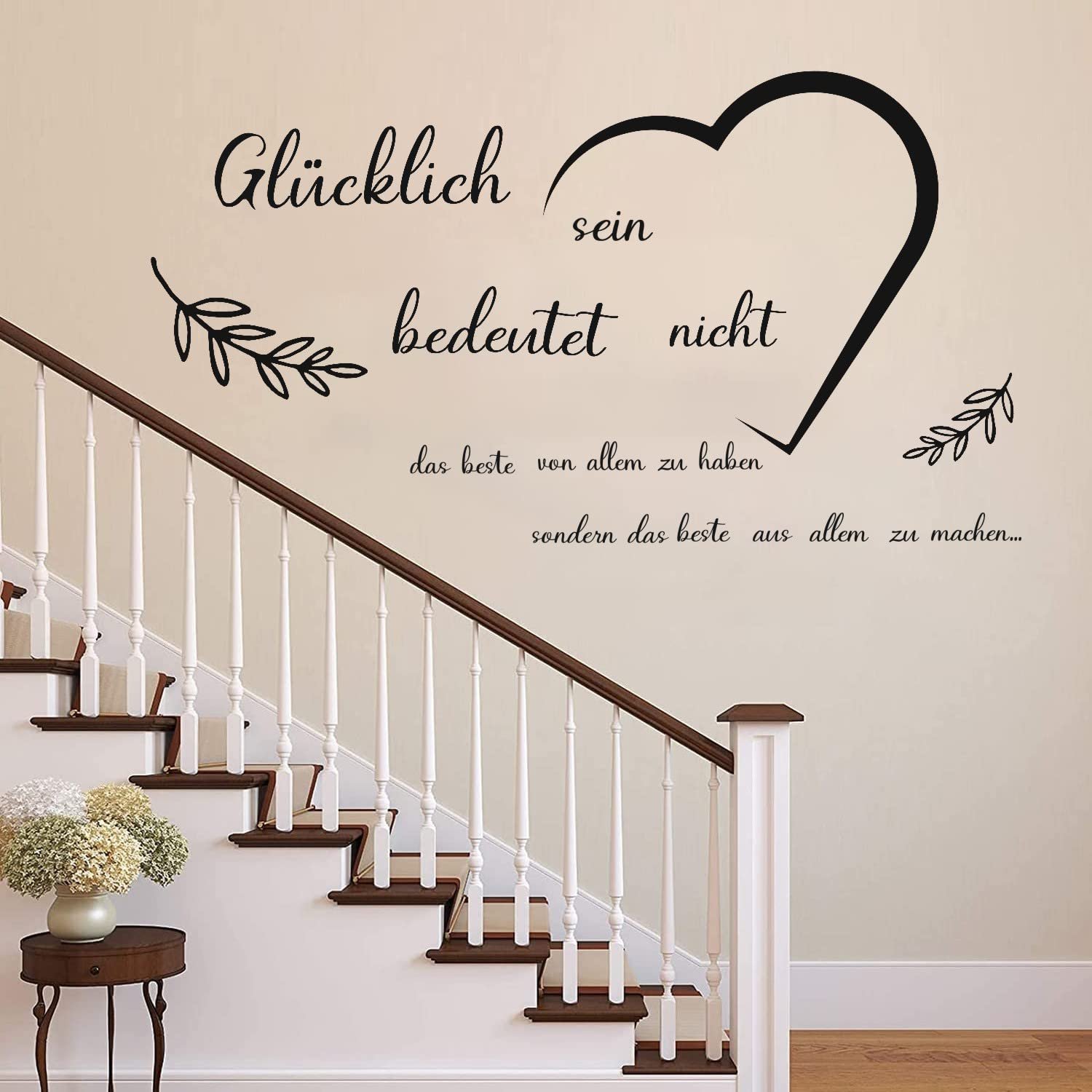 Наклейка на стіну ANHUIB Happy Inspirational Sayings Quotes Чорна, фото №6 Наклейка на стіну ANHUIB Happy Inspirational Sayings Quotes Чорна, фото №6