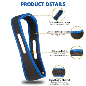 Ремінець проти хропіння YUTOU, професійний, ефективний, 2 шт. (синій, рожевий) synthetic.ua - Фото 1