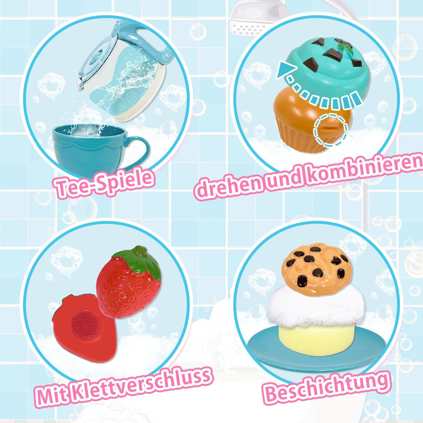 Іграшка для ванни Візок з морозивом Машина для піни, фото №5 Іграшка для ванни Візок з морозивом Машина для піни, фото №5