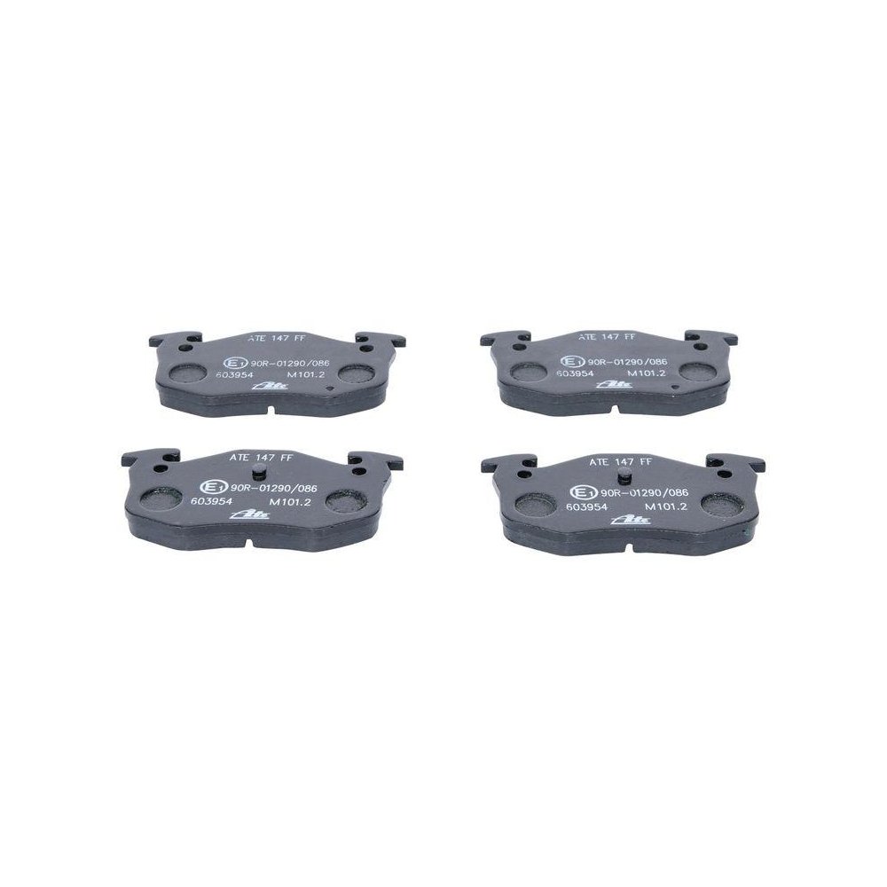 Комплект гальмівних колодок, дискове гальмо ATE 13.0460-3954.2 для CITROËN PEUGEOT RENAULT, фото №1