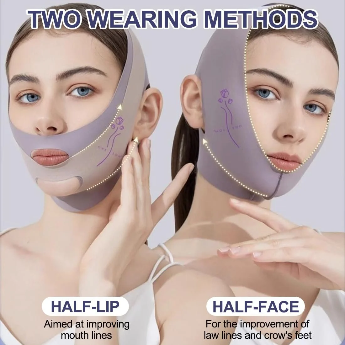 Маска для сну для формування обличчя GGUFAY V-подібна, фото №3