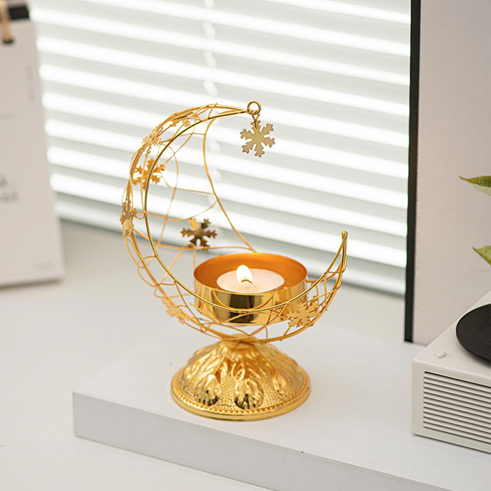 Підсвічник металевий місячної форми, фото №2