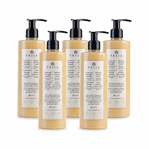 Массажный лосьон Prija с алоэ вера и кипарисовым маслом 380 мл, 5 шт - Фото 1