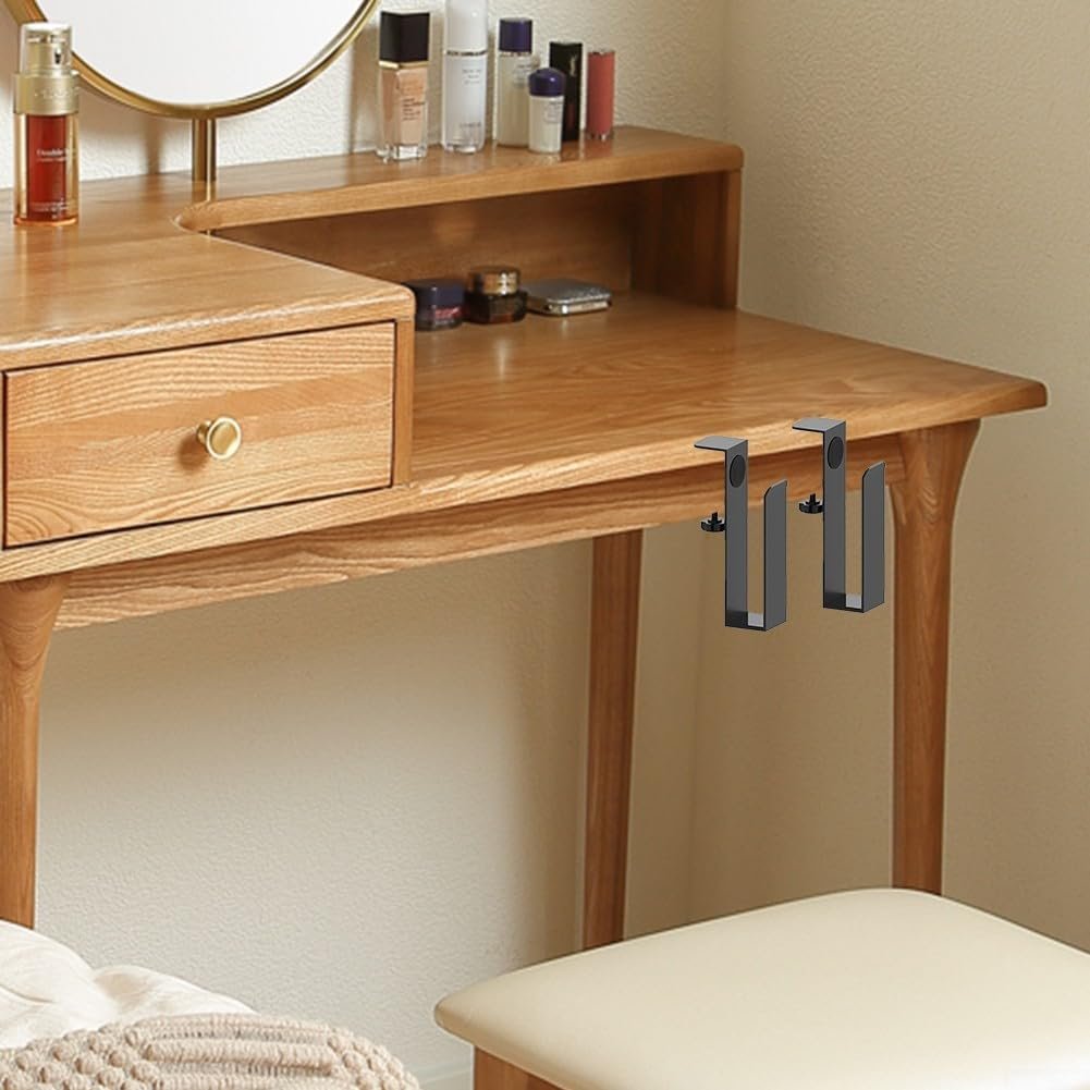 Органайзер-підставка для ноутбука з регульованими затискачами для кріплення до бокової сторони столу, фото №5