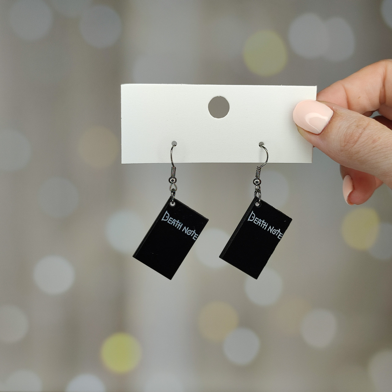 Сережки Тетрадь смерти Death Note, фото №2 Сережки Тетрадь смерти Death Note, фото №2