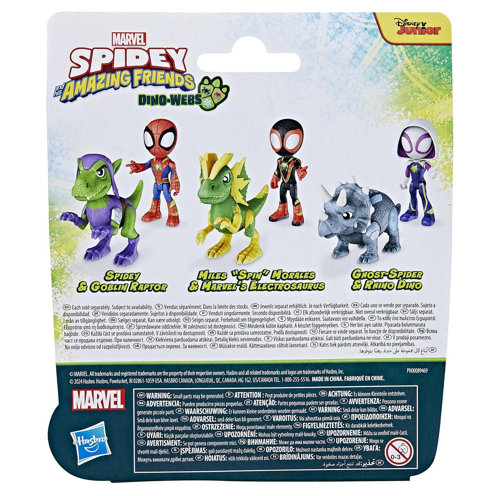 Набор фигурок Spidey и его Super Friends Dino Webs, Spidey и Goblin Raptor, фото №9