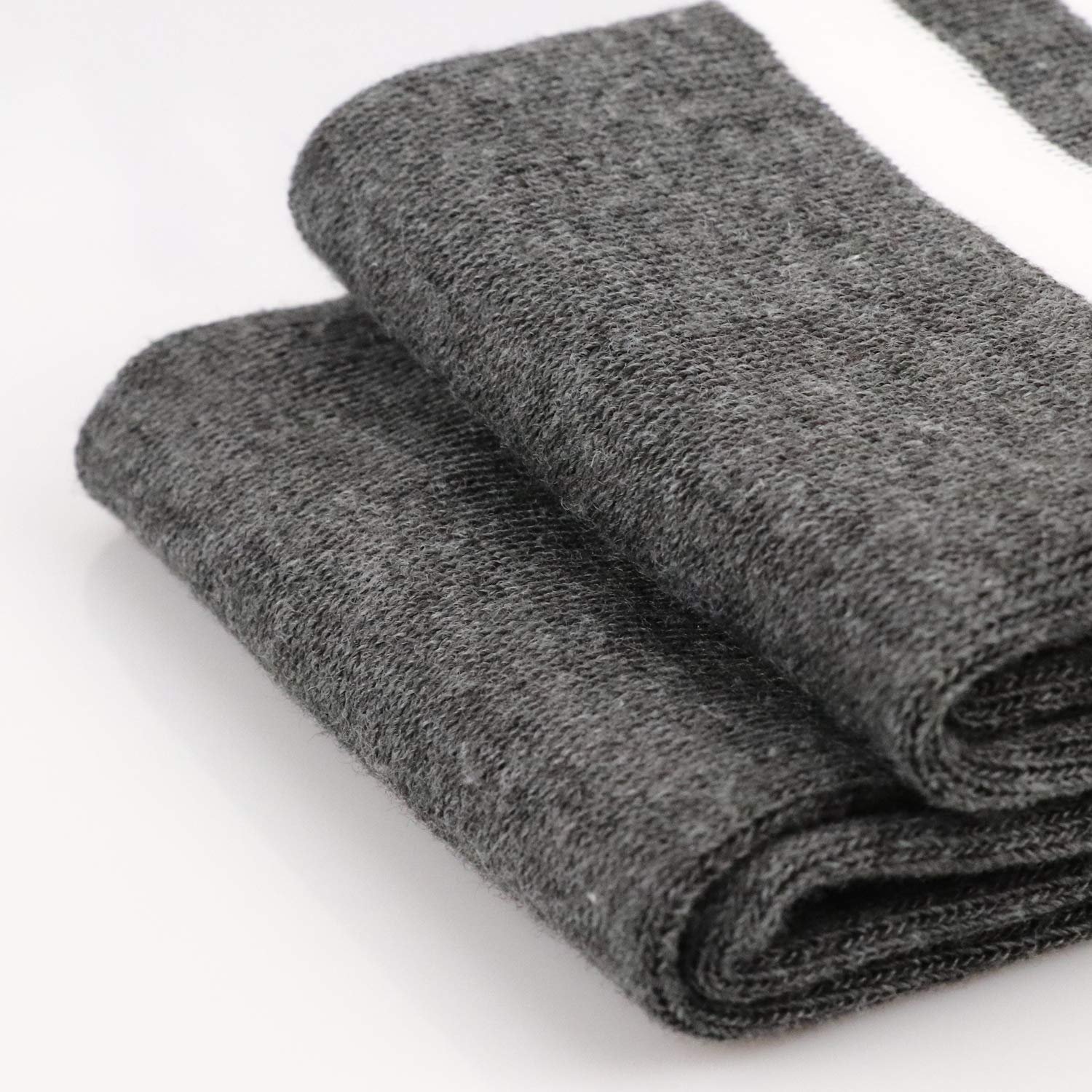 Гольфы DRESHOW 3 пары женские выше колена Гетры выше колена Длинные полосатые носки Школьные вязаные спортивные носки, фото №2