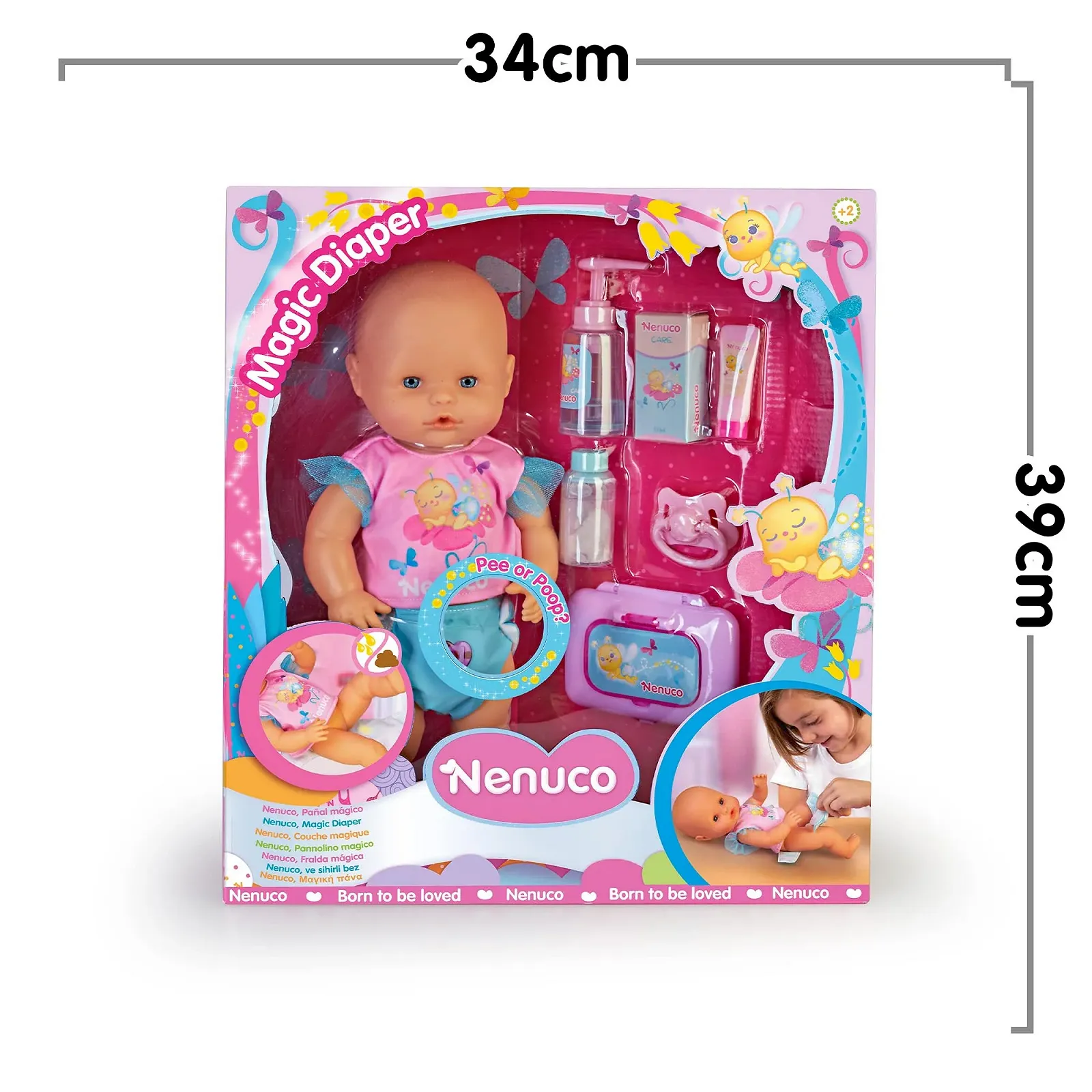 Кукла Nenuco Magic Nappy 35 см Твердое тело с Интерактивным подгузником, фото №14 Кукла Nenuco Magic Nappy 35 см Твердое тело с Интерактивным подгузником, фото №14