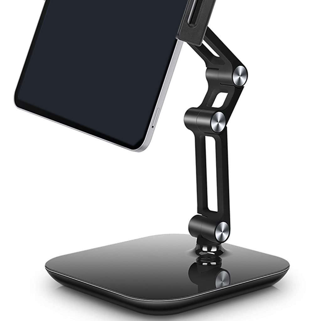 Підставка для ноутбука складана Регульований тримач для планшетів з алюмінієвого сплаву 4-12,9 дюймів Портативна, фото №7