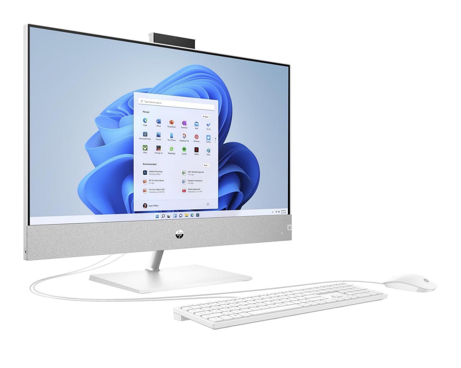 ПК HP Pavilion 27-ca0004ng AIO 27" QHD IPS AMD Ryzen 7 5700U 16 ГБ RAM 1 ТБ M.2 SSD, фото №3