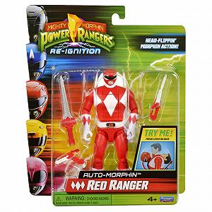 Фигурка Power Rangers Mighty Morphin Red Ranger Car Morphin - Фото 1