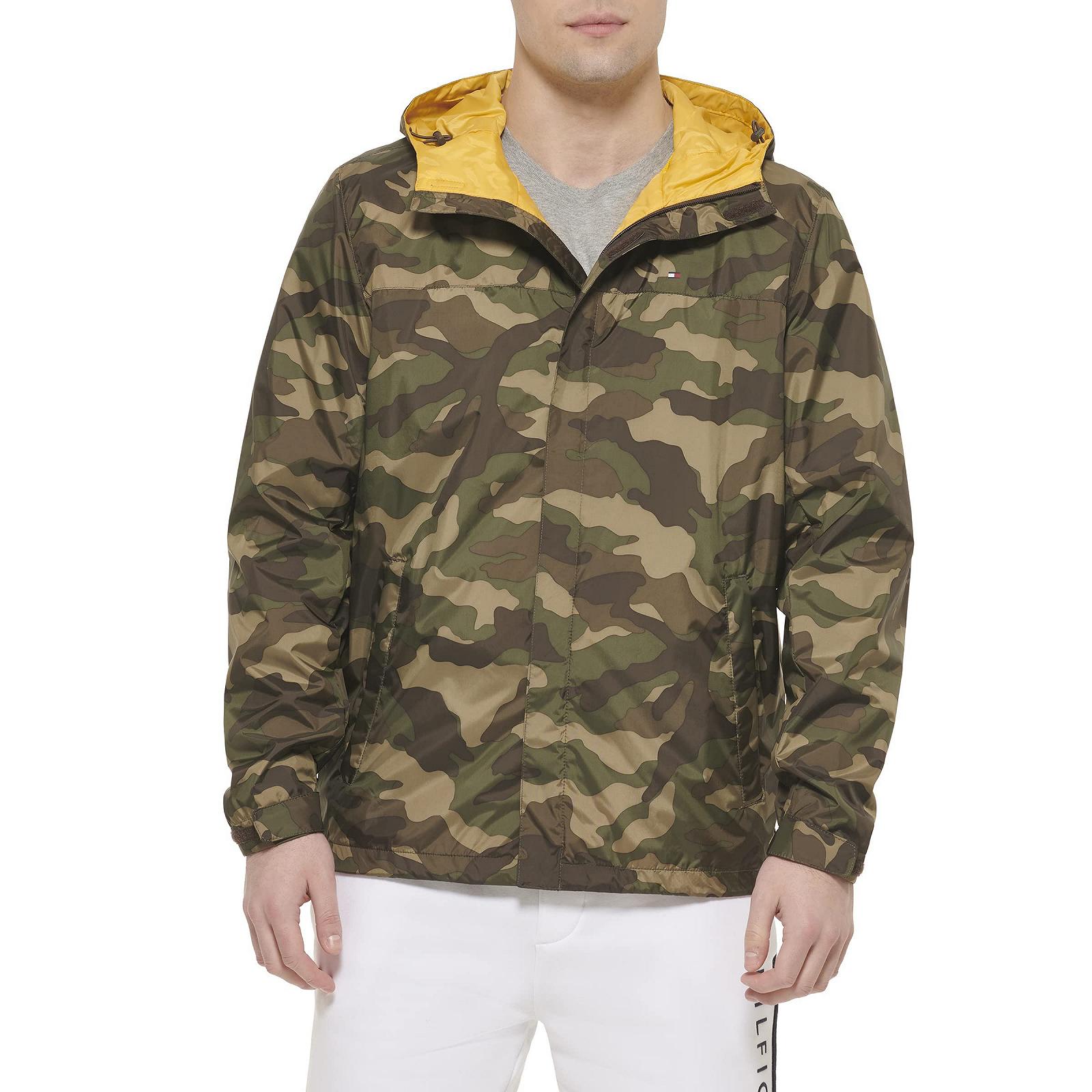 Куртка Tommy Hilfiger чоловіча водонепроникна з капюшоном, фото №1