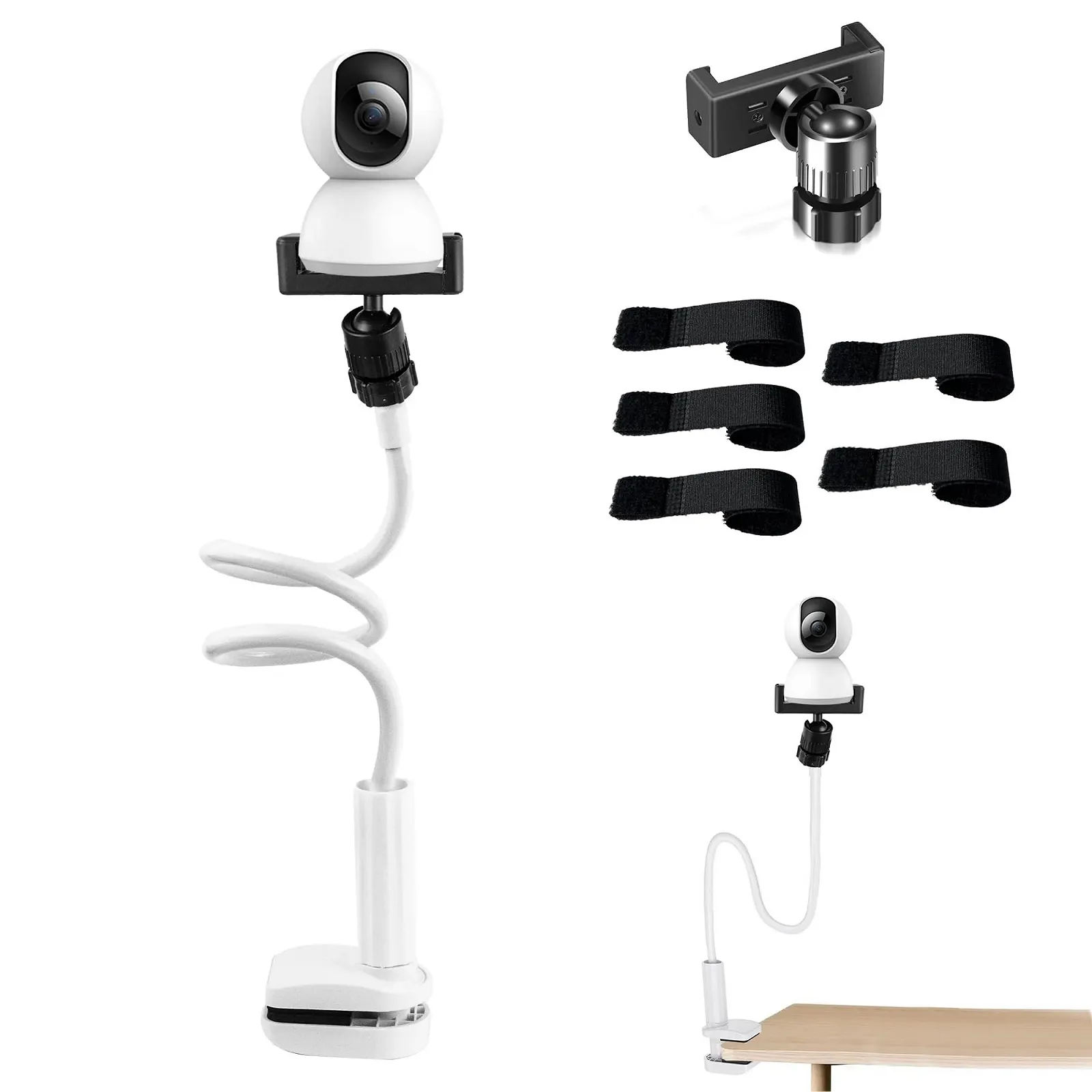 Тримач для відеоняні HB6550 / HB65 / HB6560 / HB66 Pro / HB66 / HB6339 / HB240 White, фото №1
