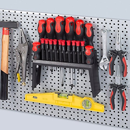 Набор отверток Precision 18 Piece Magnetic с карбюраторными отвертками Slotted/Cross/Pozidrive/Torx в ассортименте на настенном креплении, фото №4
