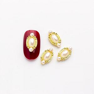 Прикраси для нігтів qbodp золоті, модні - Фото 1