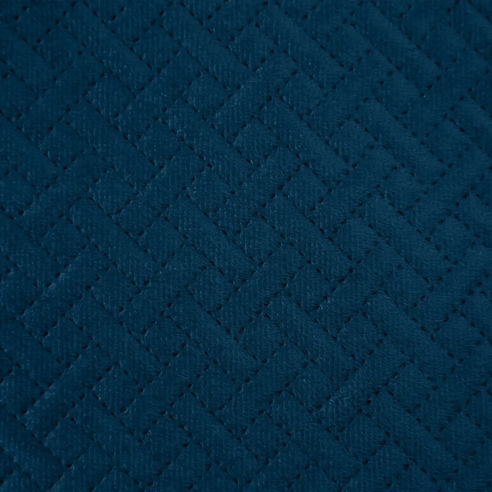 Покрывало двустороннее Eurofirany Luiz,3 Бархатное атласное мягкое одеяло на диван стеганый плед защита для кровати темно-синее 5,200, фото №3