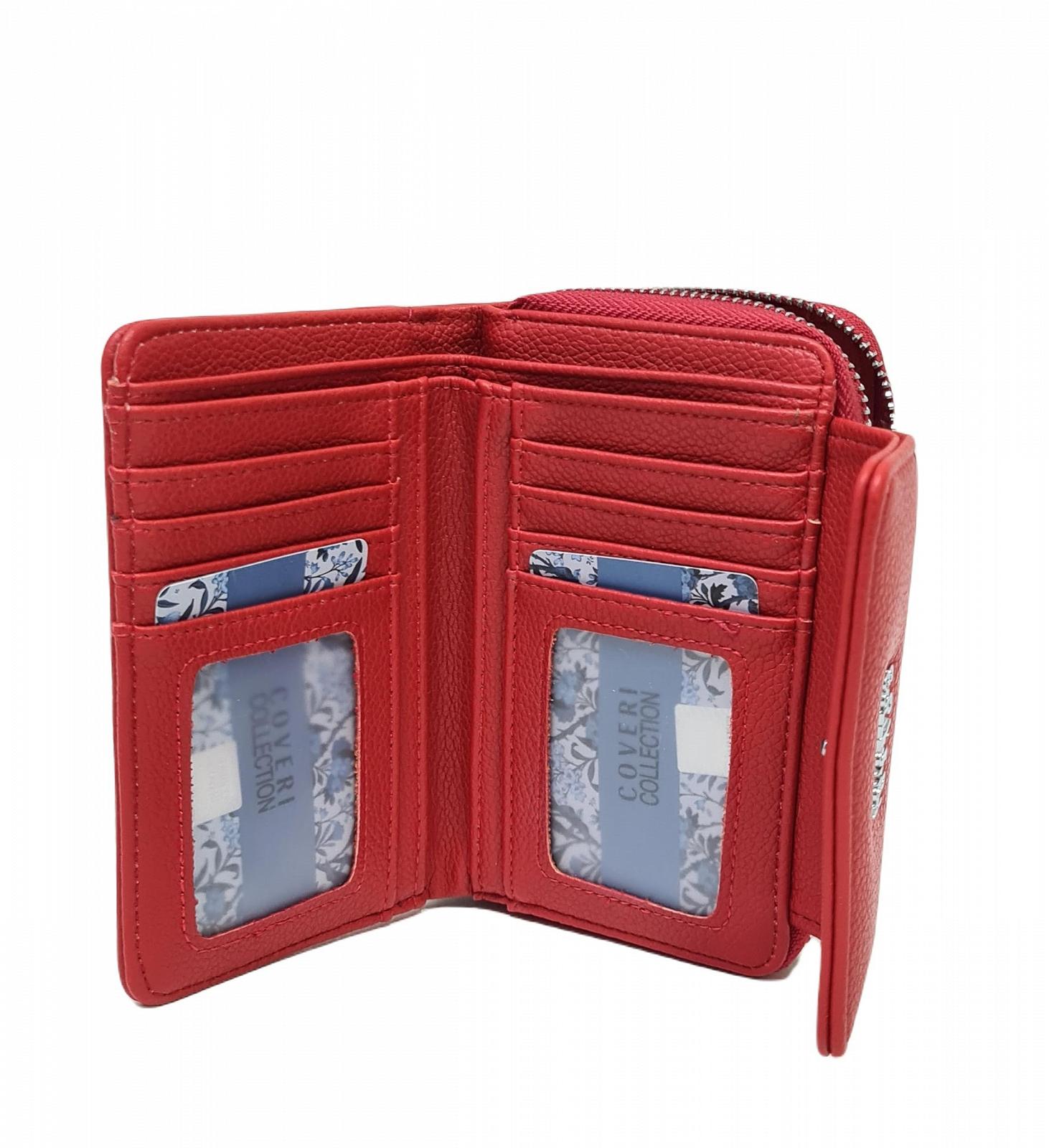 Жіночий Гаманець Coveri Collection 05-7 Червоний, фото №9 Жіночий Гаманець Coveri Collection 05-7 Червоний, фото №9
