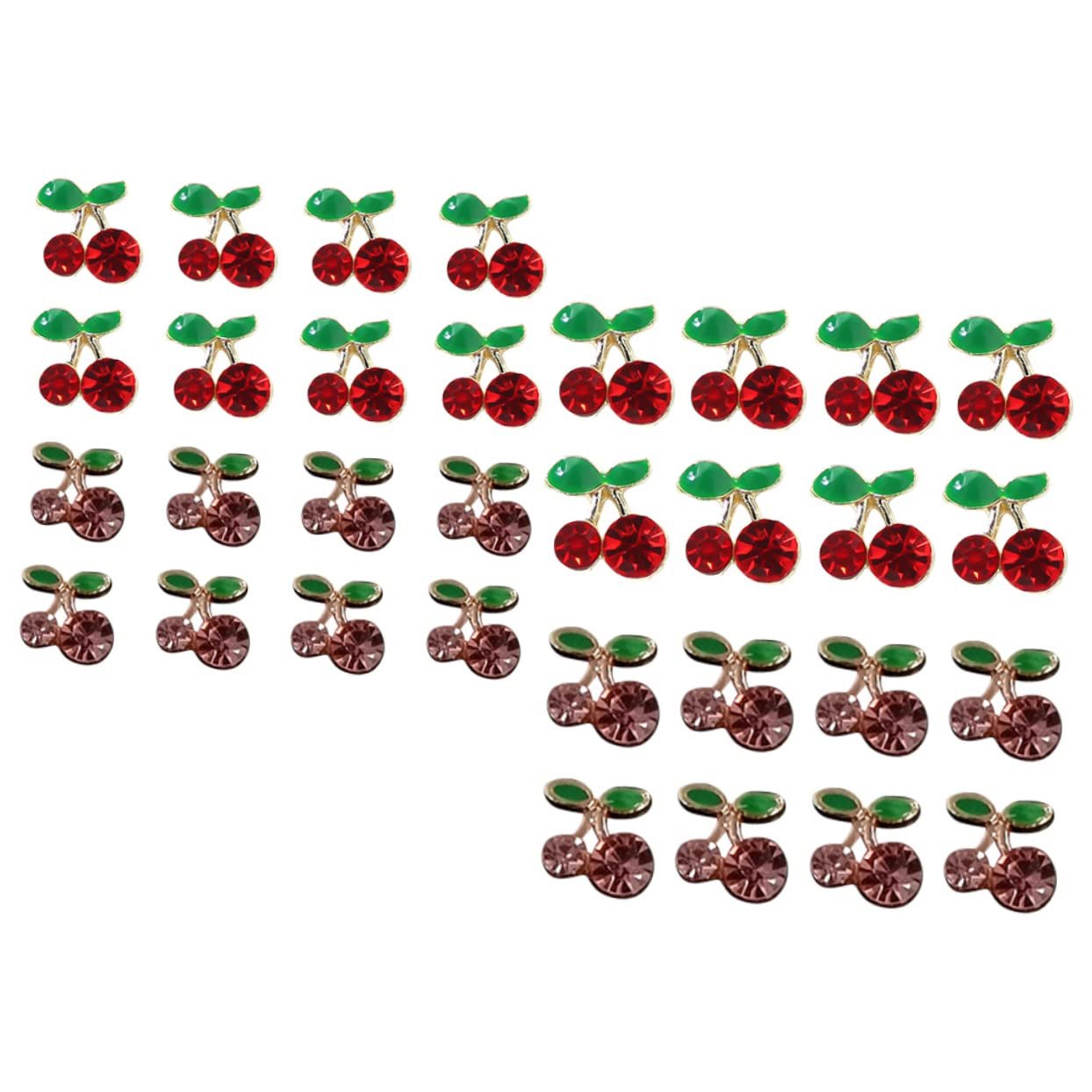 Украшение для ногтей Вишня NOLITOY, 160 шт, золотые аксессуары, маникюрные украшения с фруктами, фото №2 Украшение для ногтей Вишня NOLITOY, 160 шт, золотые аксессуары, маникюрные украшения с фруктами, фото №2