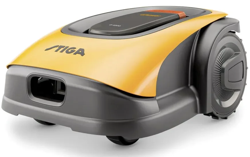 Газонокосарка-робот Stiga G 600 / Акумуляторна / 90 хв роботи / Bluetooth / до 600 м² / 18 см ширина косіння / Сірий-Жовтий, фото №2 Газонокосарка-робот Stiga G 600 / Акумуляторна / 90 хв роботи / Bluetooth / до 600 м² / 18 см ширина косіння / Сірий-Жовтий, фото №2