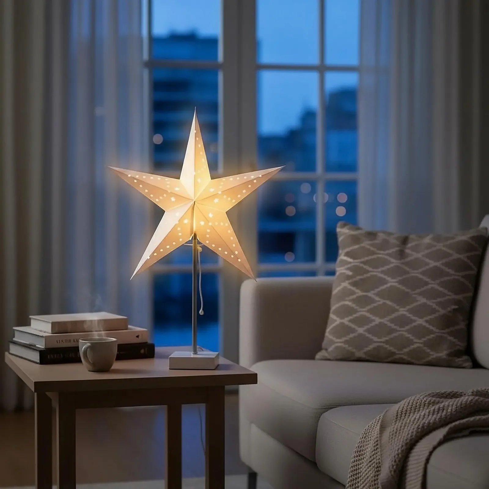 Настільна лампа Paper Star Light Різдвяна зірка 60 x 45 см, фото №8