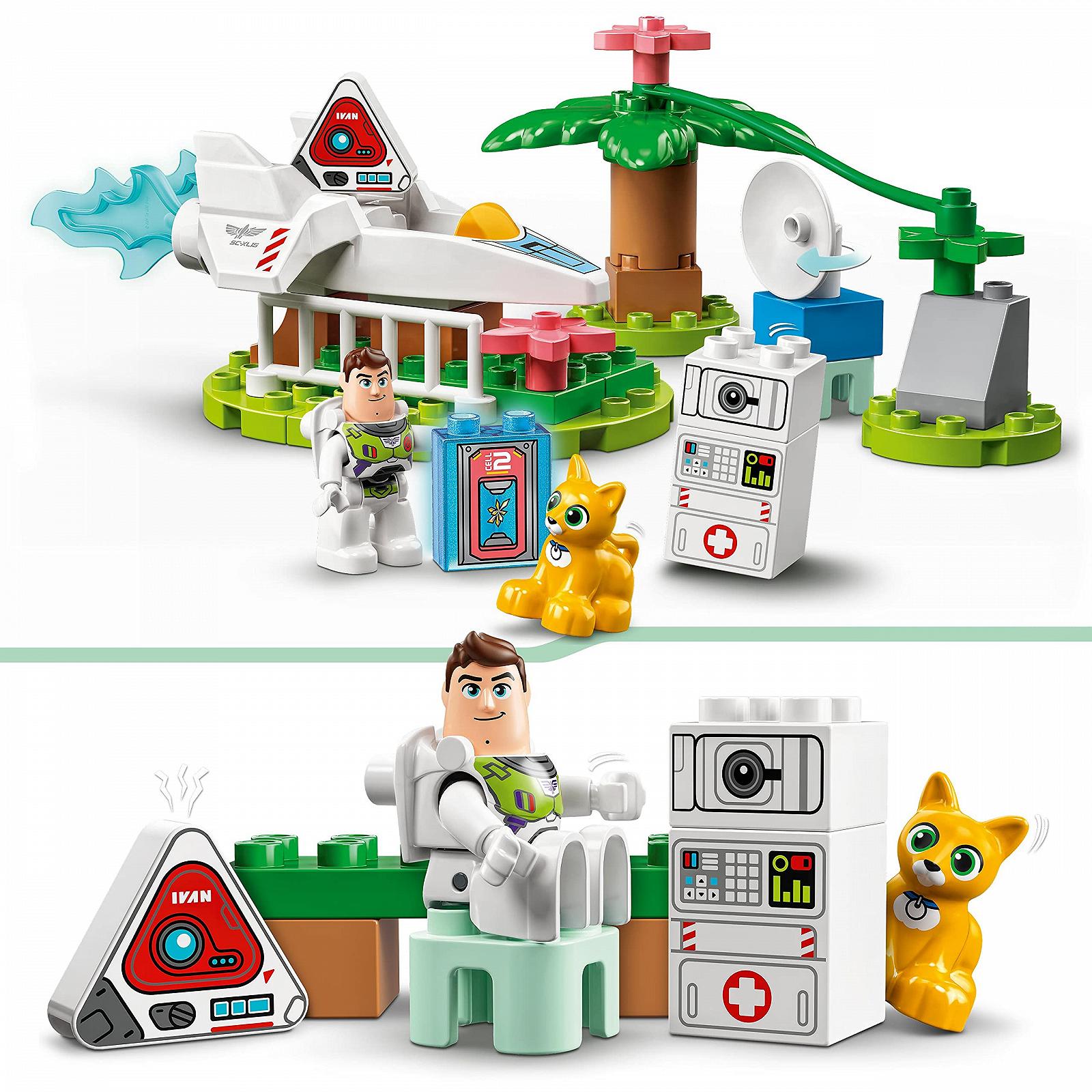Конструктор LEGO DUPLO Disney and Pixar 10962 Планетарная миссия Базза Лайтера Космическая игрушка с космическим кораблем и роботом для малышей от 2 лет, фото №3