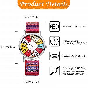 Жіночий годинник у стилі бохо JewelryWe з шкіряним ремінцем synthetic.ua - Фото 1