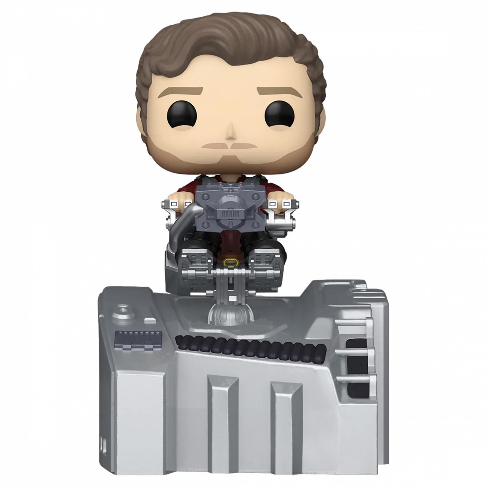 Фігурка Bobble-Head Vinyl Funko Pop! Deluxe Marvel Avengers Infinity War - Guardians' Ship: Star-Lord (Special Edition) #1021, фото №2