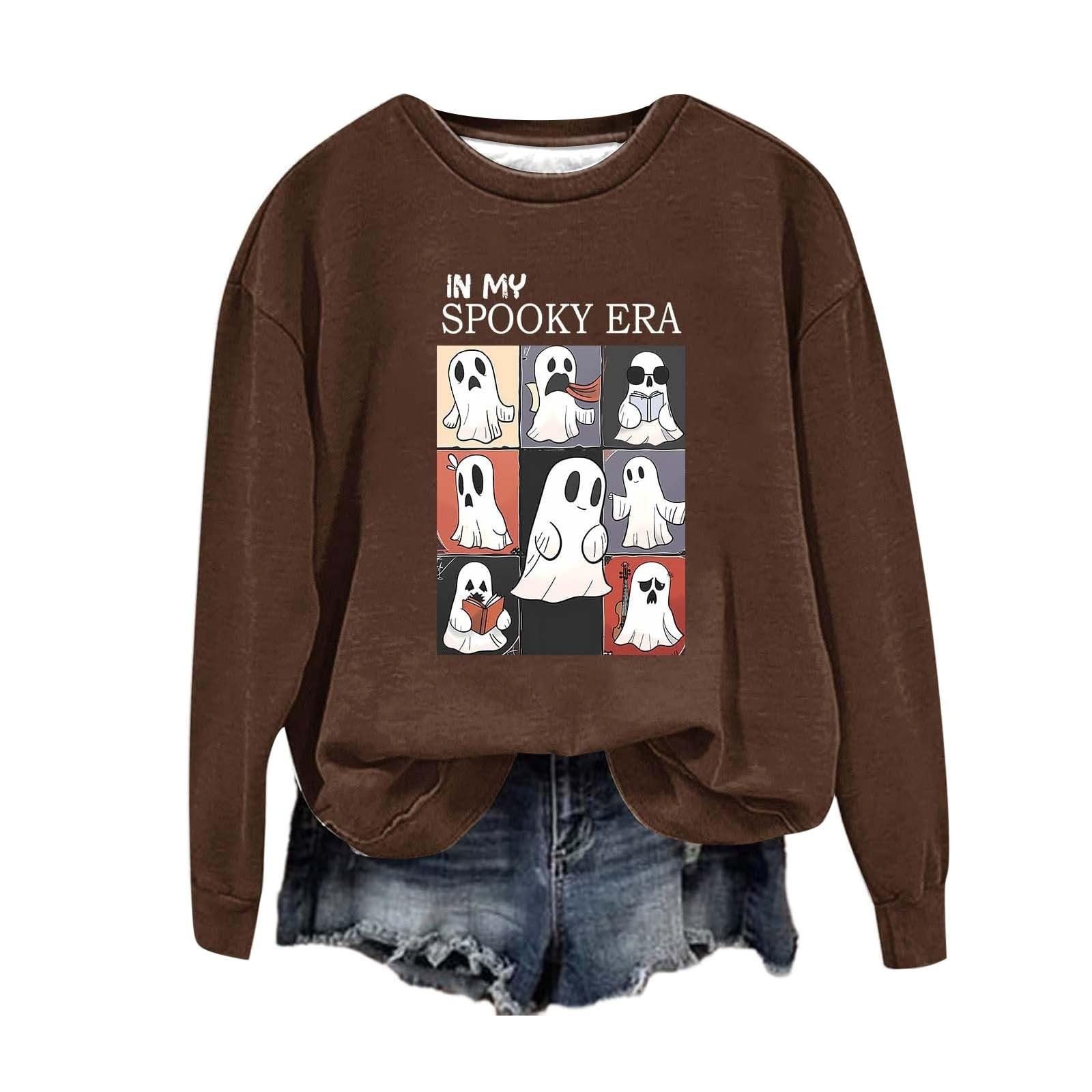 Женский свитшот Generisch Patchwork Leisure Christmas Jumper Family Set Vintage Print V-Neck Halloween Costume Большие размеры, фото №1