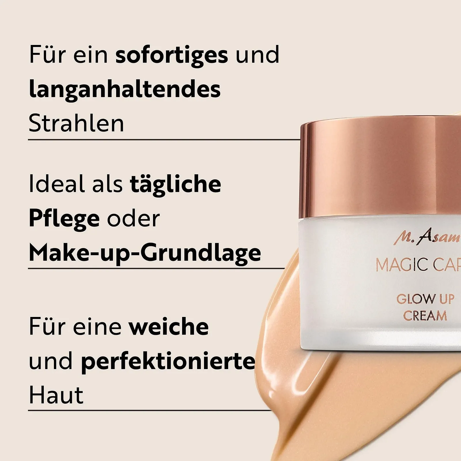 Денний крем для обличчя M. Asam Magic Care Glow Up Cream з ефектом сяйва 50 мл, фото №2 Денний крем для обличчя M. Asam Magic Care Glow Up Cream з ефектом сяйва 50 мл, фото №2