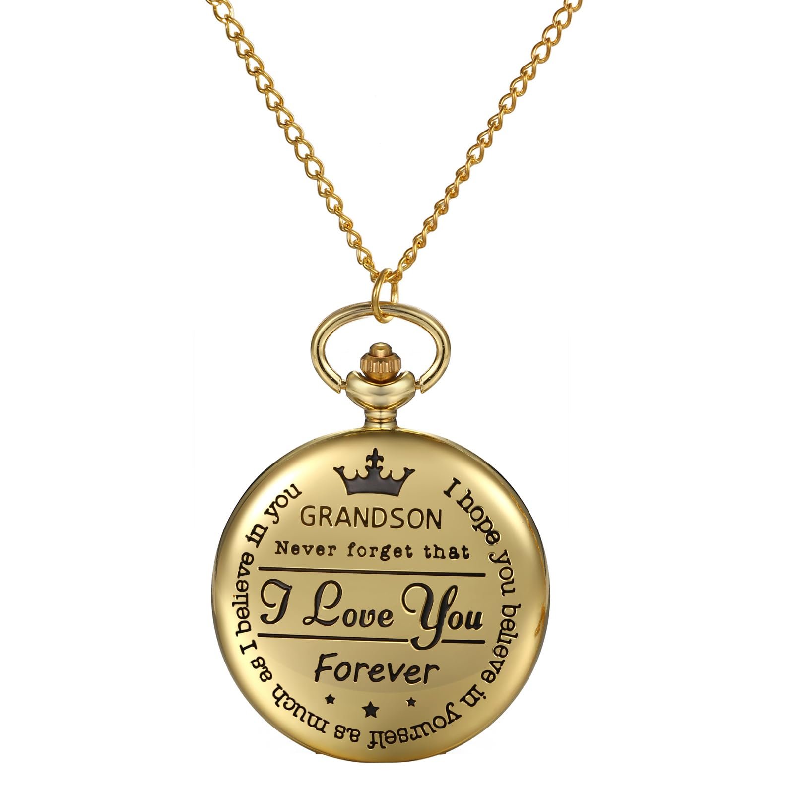 Кишеньковий годинник JewelryWe Ретро Royal Flush / Компас / Квіти / Дзвінок / Мотоцикл Бронзовий, фото №2