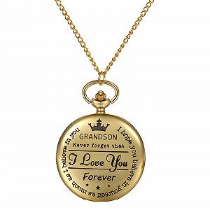 Кишеньковий годинник JewelryWe Ретро Royal Flush / Компас / Квіти / Дзвінок / Мотоцикл Бронзовий synthetic.ua - Фото 1